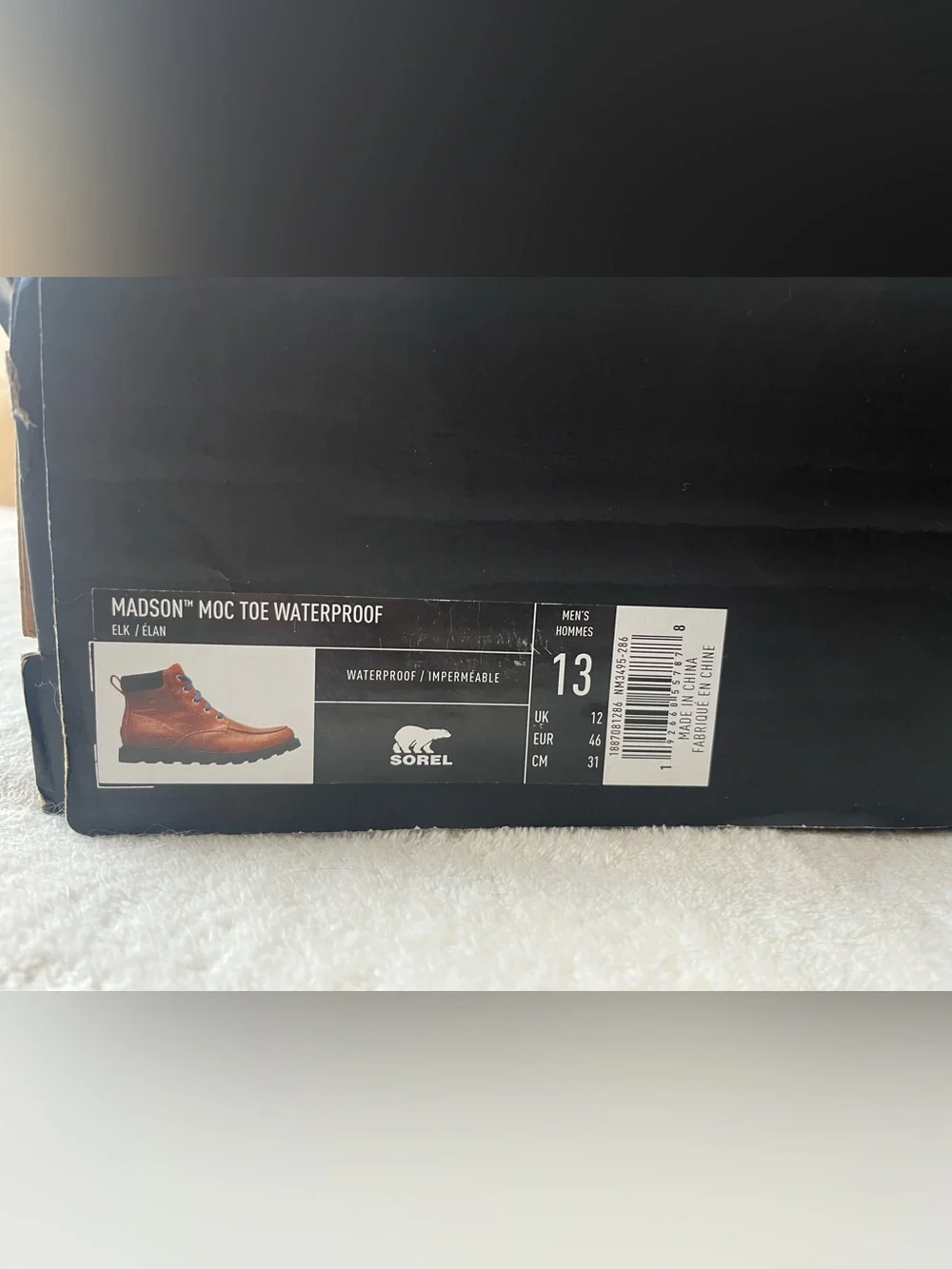 NIB Sorel Madison Moc Toe Waterpoof Boots